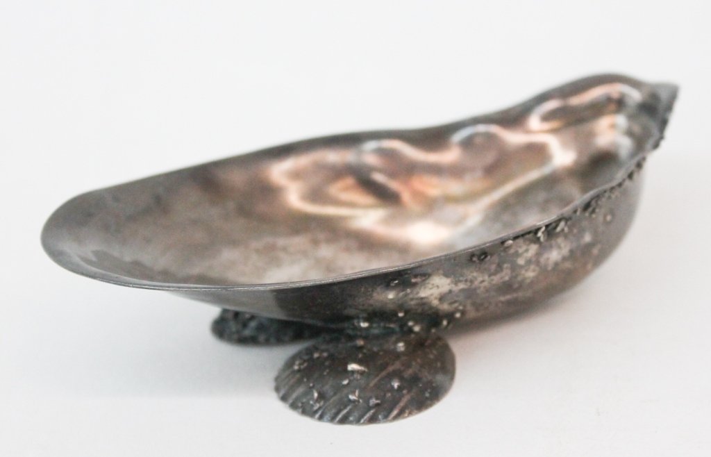 Unusual British Sterling Silver Figural Master Salt (1 of 2)