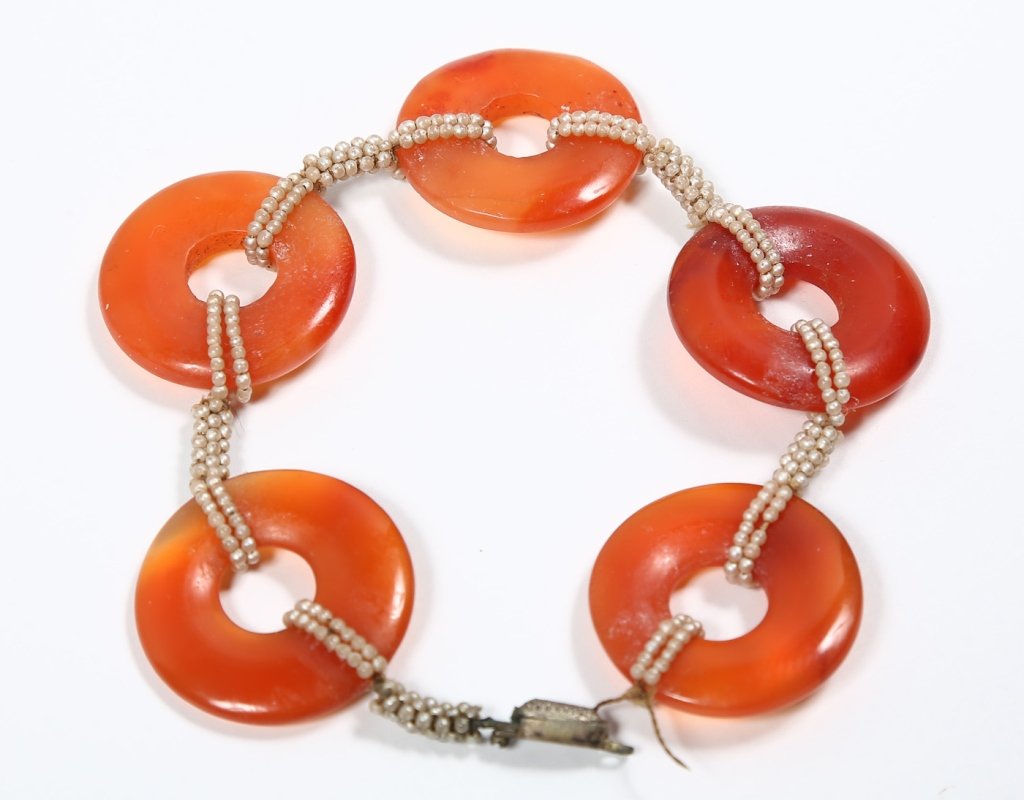 Very Fine Carved Chinese Agate or Jade Disks (1 of 2)