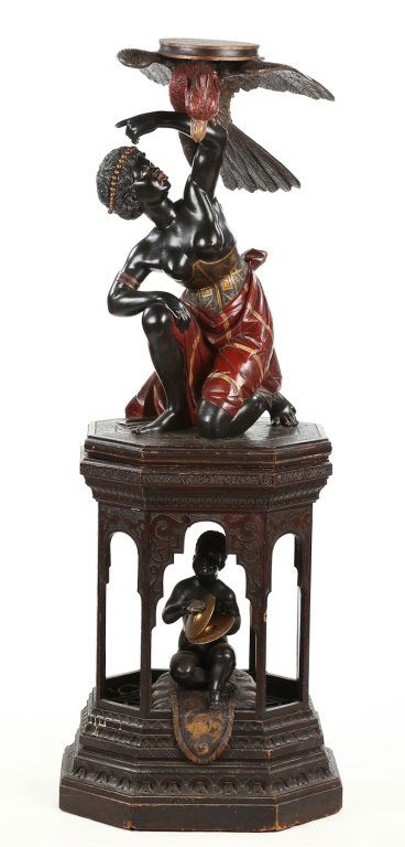 Very Fine Antique Italian Carved Blackamoor (1 of 8)