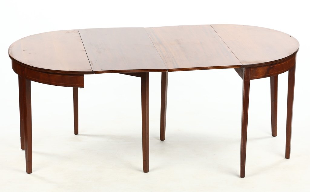 Federal Style Inlaid Mahogany Banquet Table (1 of 5)