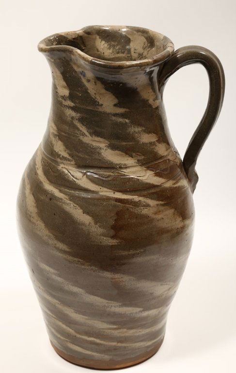 Large Southern Stoneware Pitcher, BB Craig (1 of 2)