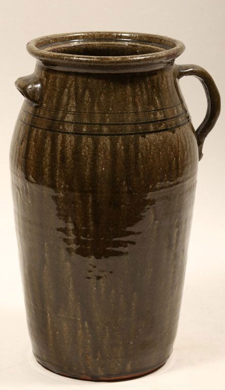 Southern Stoneware Churn, Cleater Meaders (1 of 3)