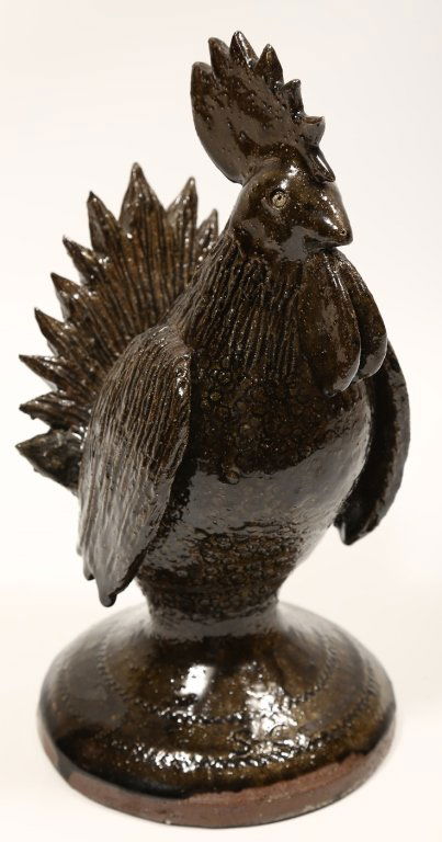 Uncommon Southern Stoneware Figural Rooster (1 of 1)