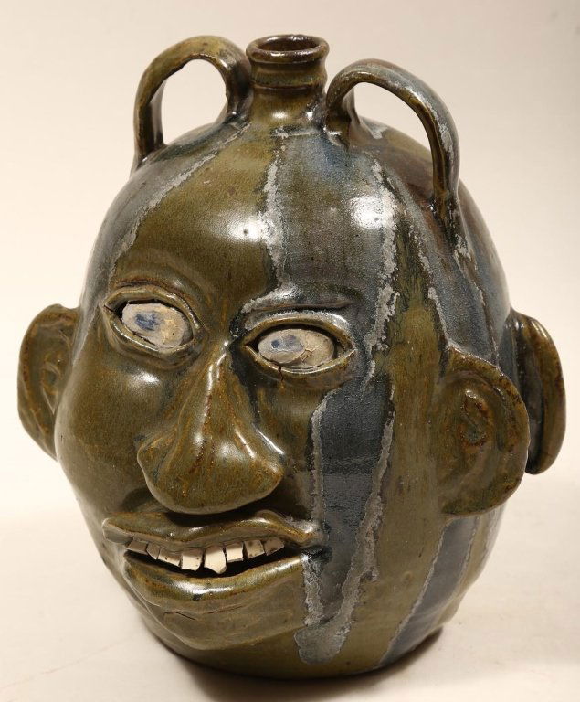 Southern Stoneware Double Face Jug (1 of 3)