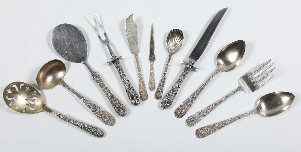 S. Kirk & Son Sterling Repousse Serving Pieces (1 of 2)