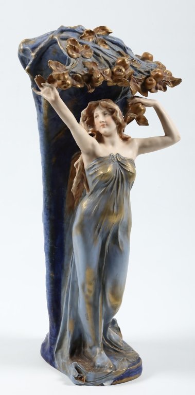 Amphora Figural Art Deco Porcelain Vase (1 of 6)