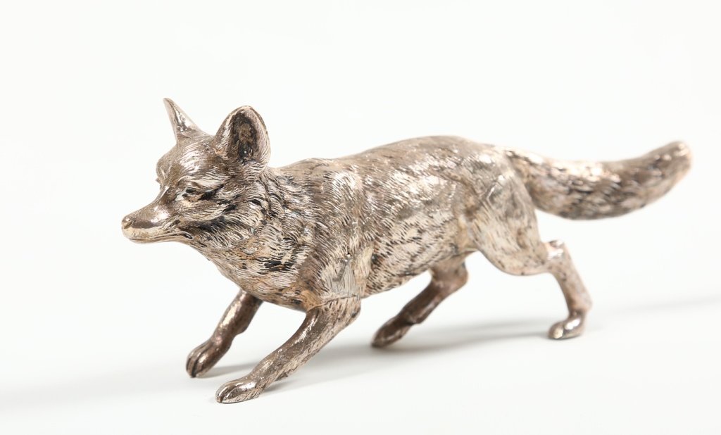 Handsome German Figural Silver Fox (1 of 2)