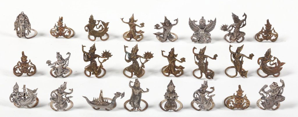 Set Intriguing Export Figural Place Card Holders (1 of 1)