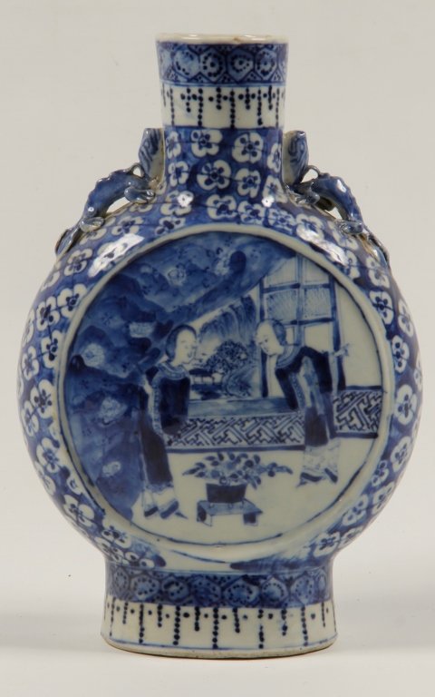 Antique Chinese Export Porcelain Moon Vase (1 of 1)