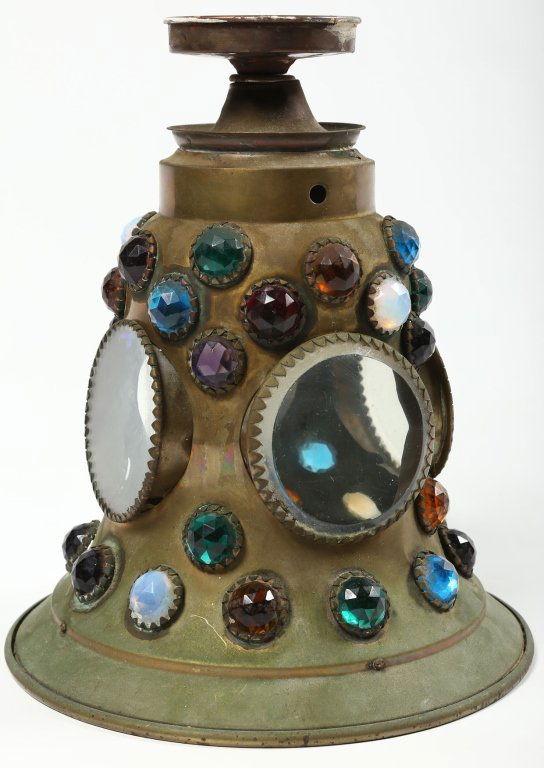 Striking & Interesting Nautical or Railroad Lamp (1 of 2)