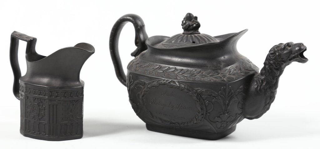 Two Antique British Black Basalt Vessels (1 of 10)