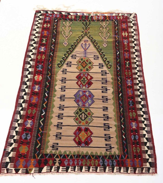 Vintage Turkish Kilim Carpet (1 of 2)