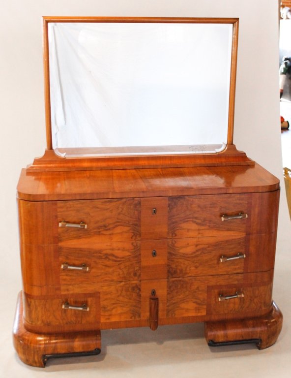 Fine Art Deco Mid Century Chest of Drawers (1 of 3)