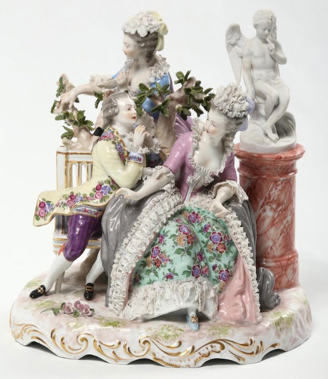 German Figural Porcelain Group (1 of 10)