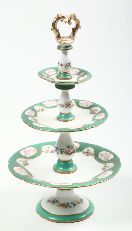 Antique British Porcelain Dumb Waiter (1 of 2)