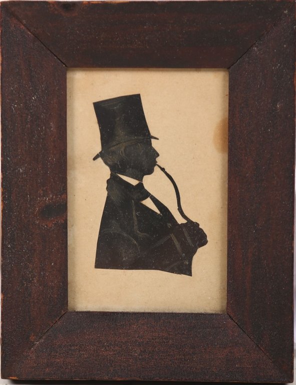 Antique Silhouette Portrait of Gentleman (1 of 1)