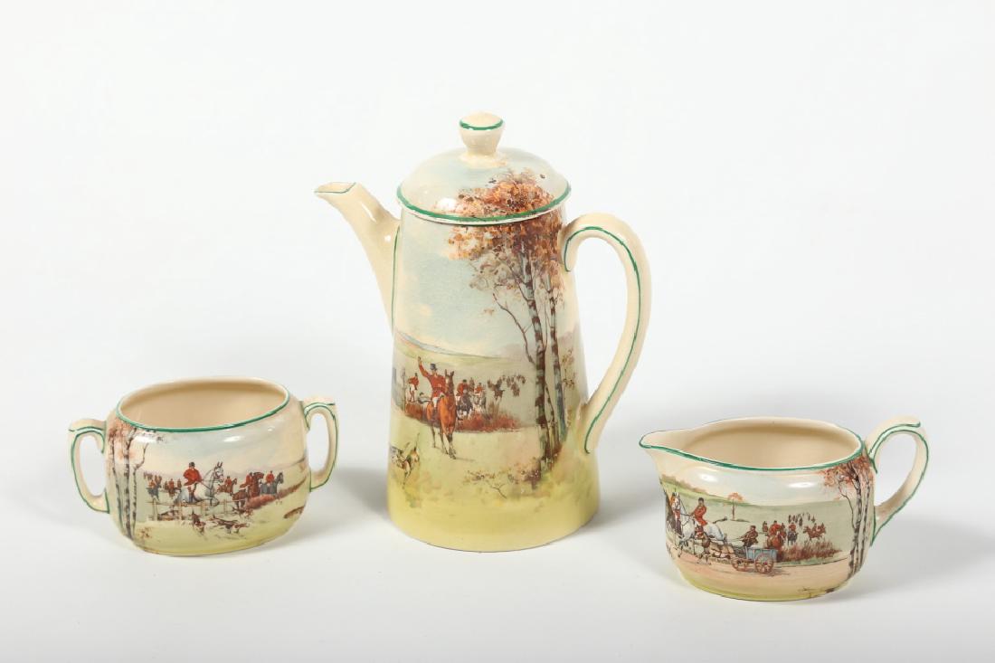 Royal Doulton Porcelain Fox Hunting Tea Set (1 of 8)