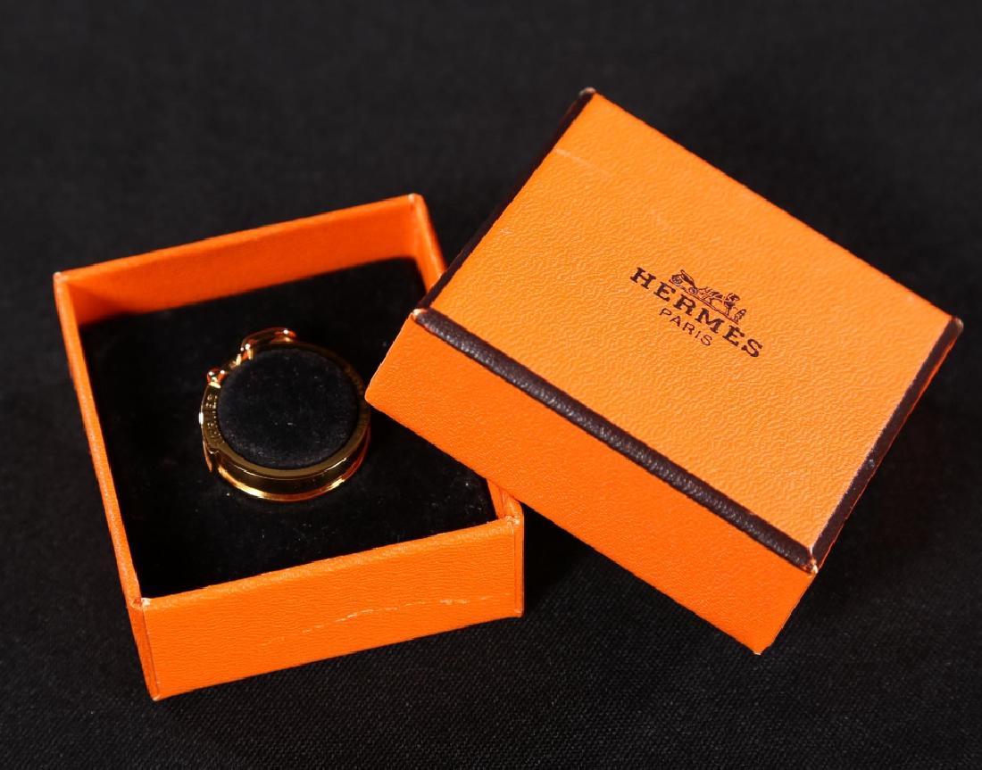 Hermes Gold Scarf Ring (1 of 5)