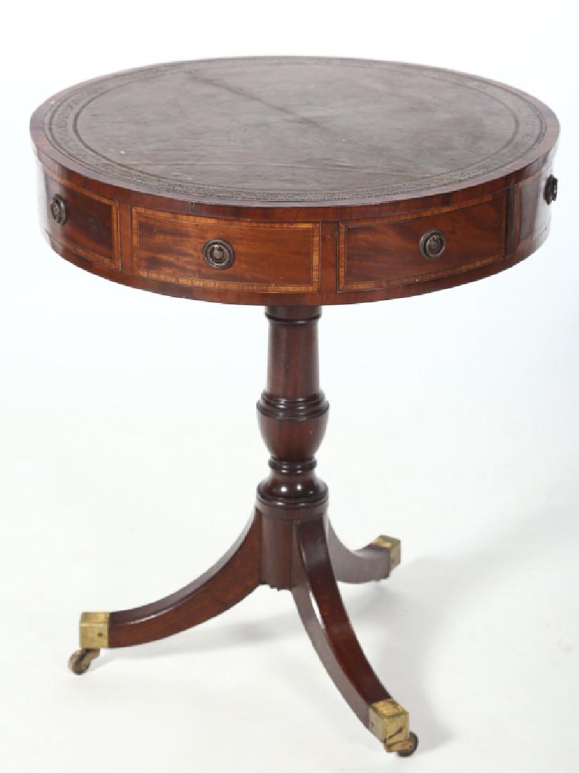 Good Colonial Revival Small Drum Table (1 of 4)