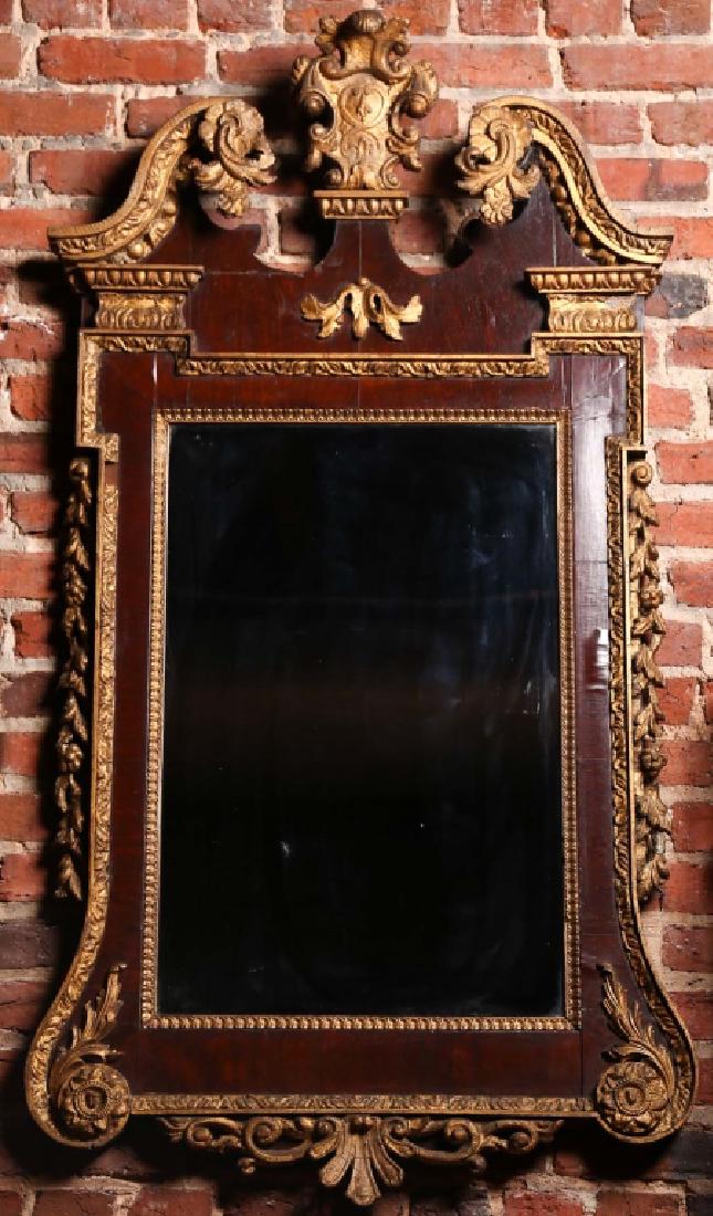 Fine Chippendale Carved Gilt Wood Looking Glass (1 of 10)