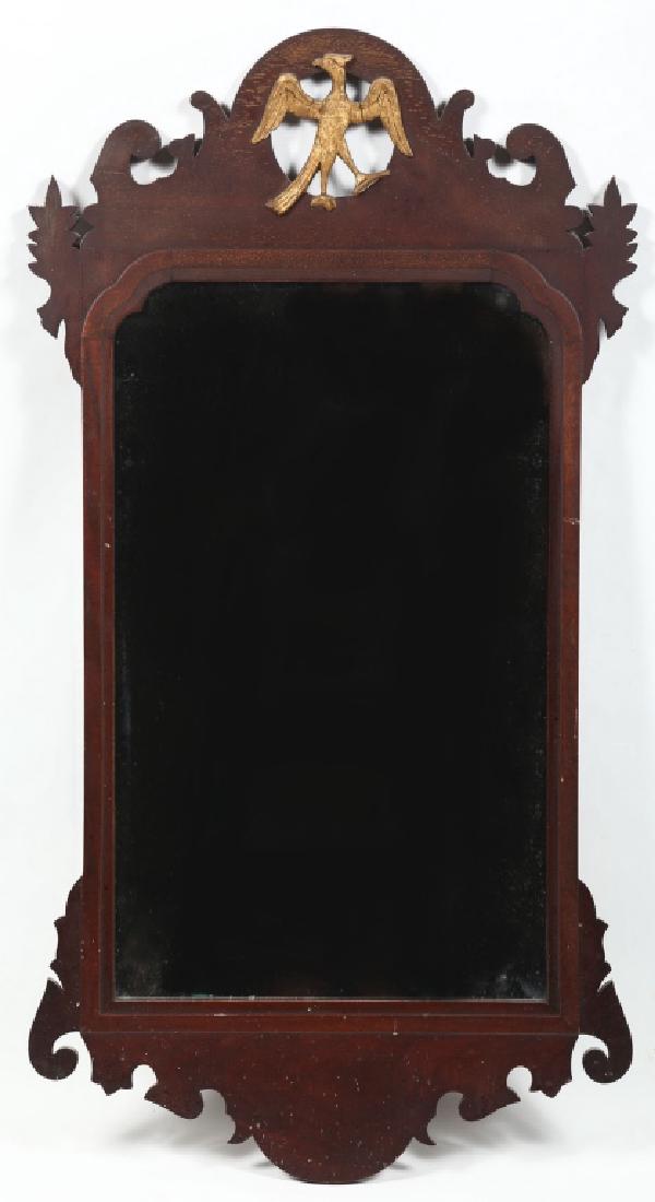 Colonial Revival Federal Style Mahogany Mirror (1 of 2)