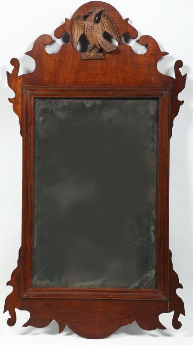 American Federal Mahogany Looking Glass (1 of 4)