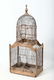 Antique Victorian Wood & Metal Birdcage