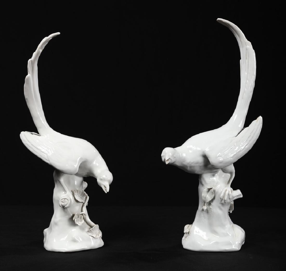 Fine Pair Continental Figural Porcelain Birds (1 of 6)