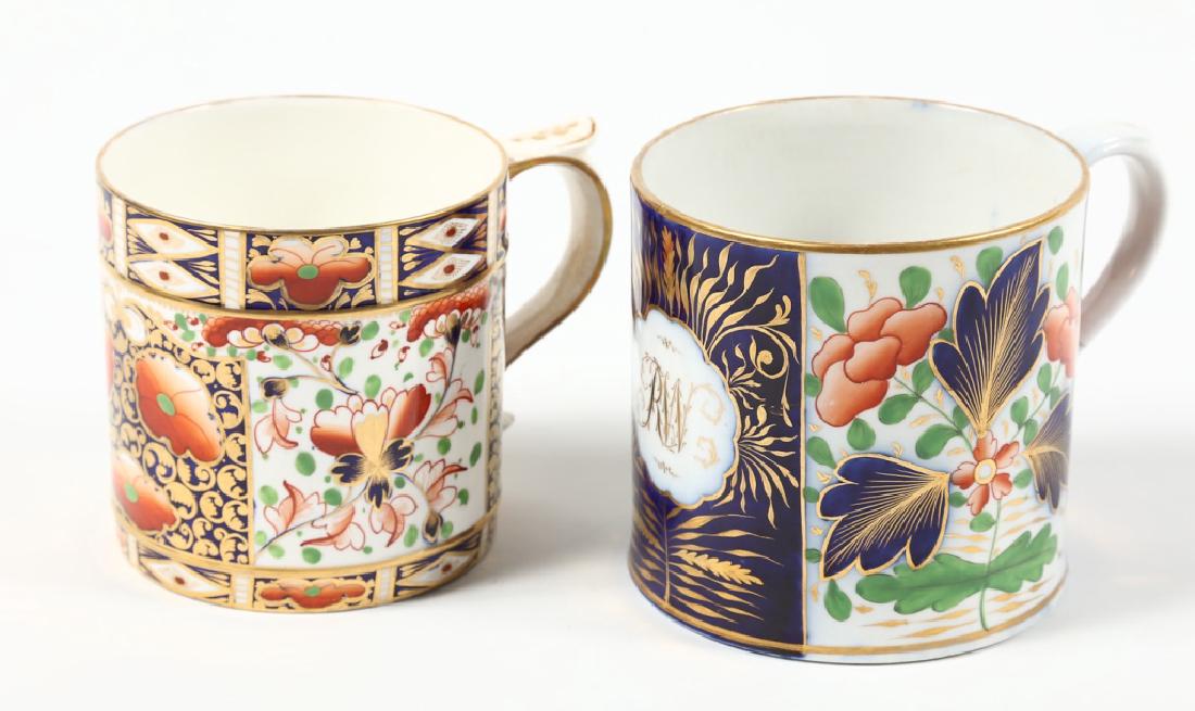 Two Large Antique British Cream Ware Cups (1 of 6)