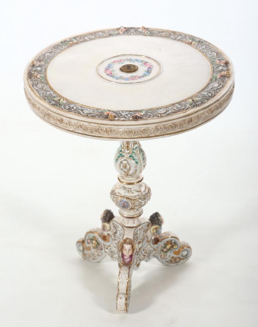 Antique Camp De Monte Porcelain Table (1 of 3)