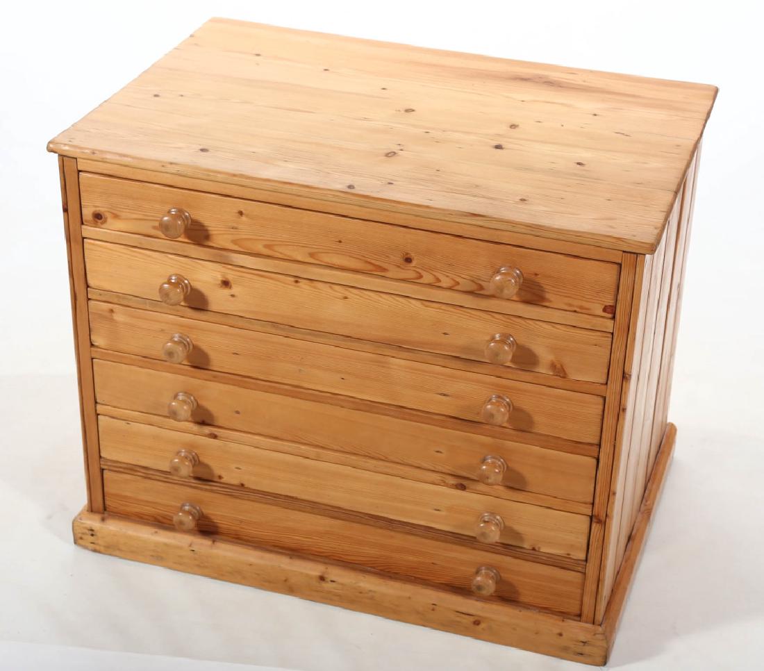 British Country Pine Specimen Cabinet (1 of 5)