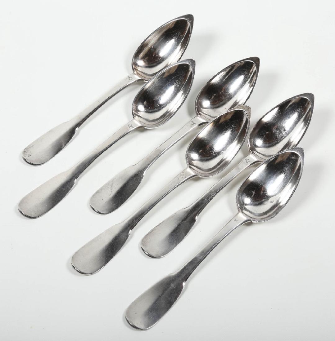 Set Six Continental Coin Silver Spoons (1 of 5)