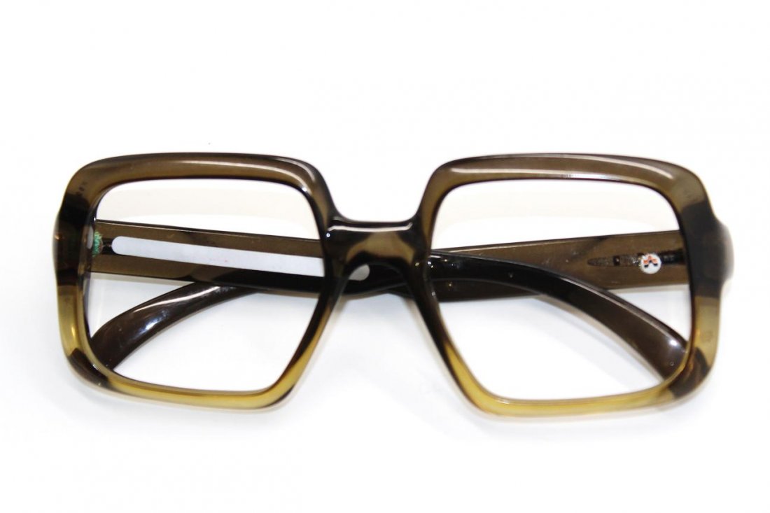 Vintage Optyl Frame Germany Square Frame Eyeglasse: Signed Optyl Frame Germany.