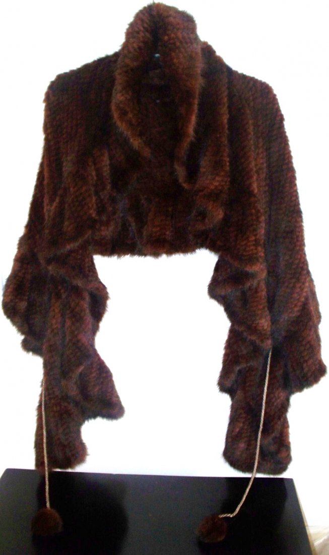Linda Richards Mink Fur Shawl: Linda Richards Mink Fur Shawl