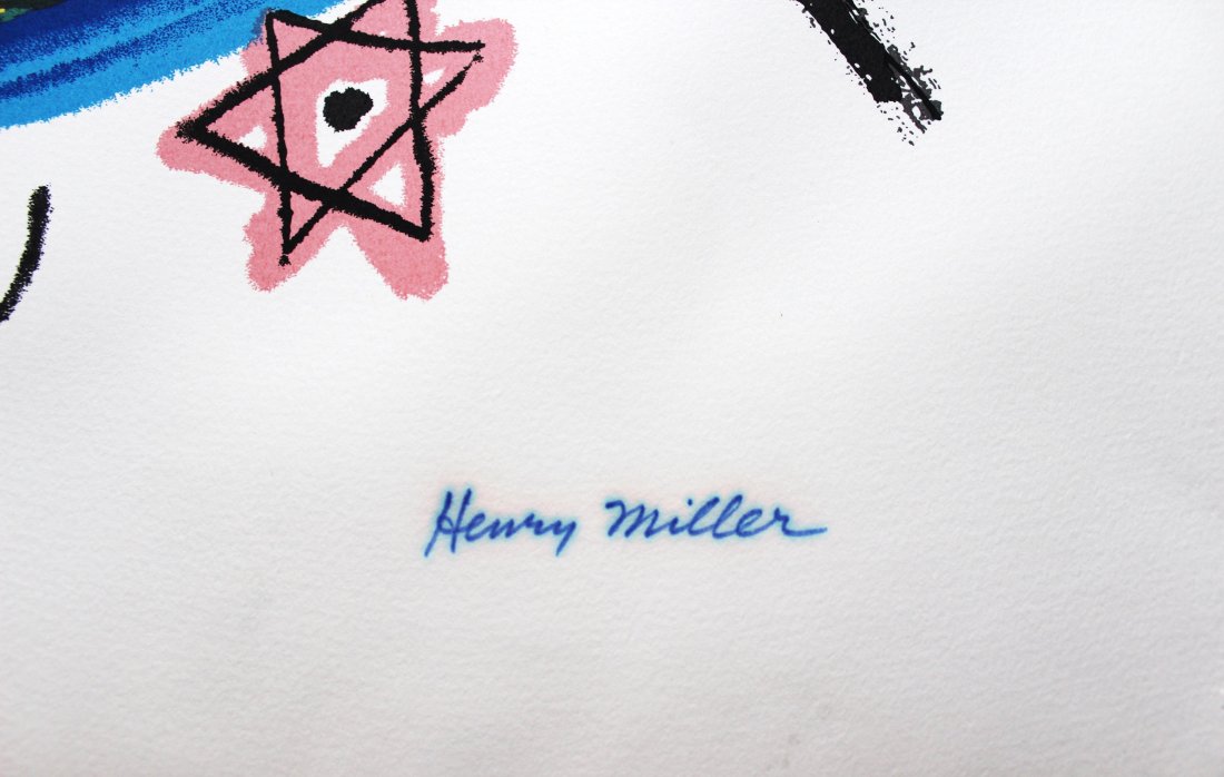 Henry Miller -BuBu - Serigraph - 2