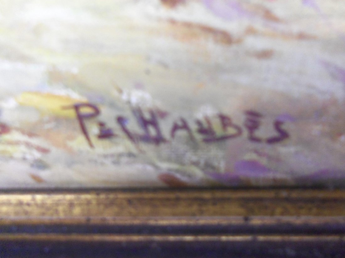 Lot Of 2 Mounted Cavalrymen Oils - Eugene Pechaubes - 4
