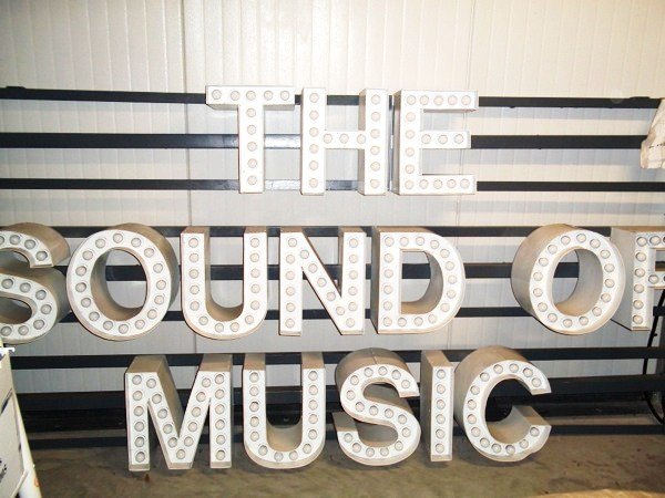 'The Sound of Music' Neon Marquee Sign - 1962-1963