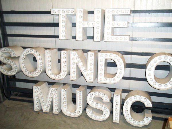 'The Sound of Music' Neon Marquee Sign - 1962-1963 - 2
