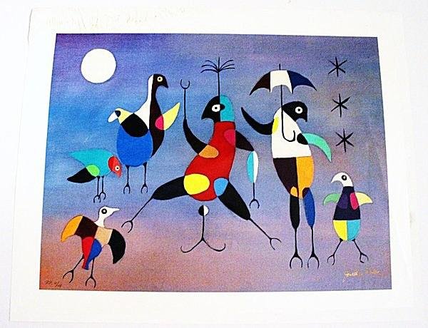 Jonathan Winters - Umbrella Dancer - Mixed Media: Jonathan Winters - Umbrella Dancer - Mixed Media. Edition PP 11/15. 21 x 26.5". Comes with Certificate of Authenticity.