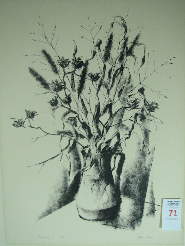 John (Cuthbert) Hare, Print: Autumn" signed, 12/50. 22" x 16 1/2