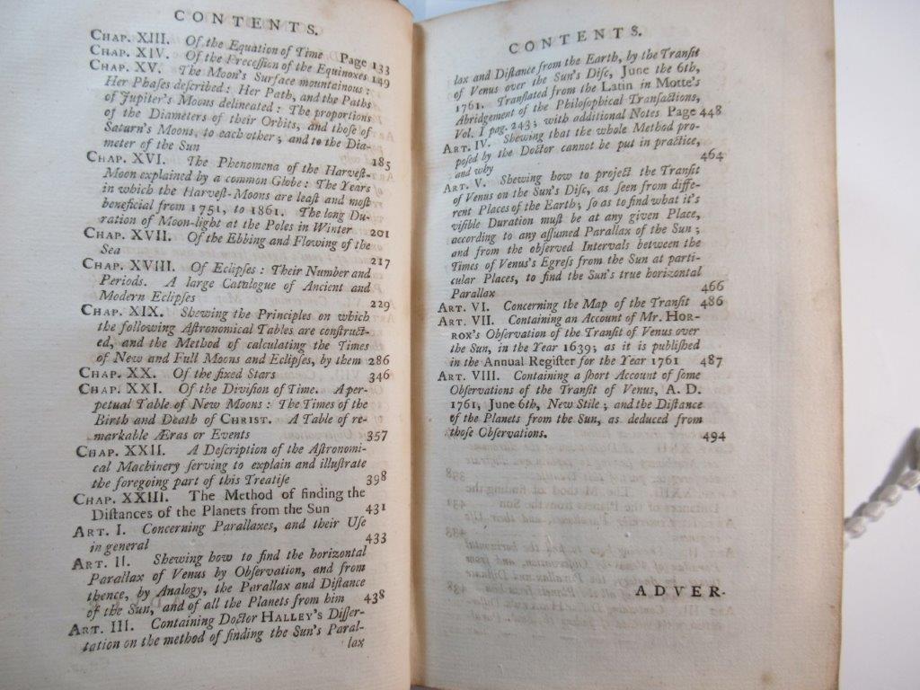 FERGUSON, JAMES: Astronomy explained upon Sir Isaac: 'ASTRONOMY EXPLAINED UPON SIR ISAAC NEWTON'S PRINCIPALS...' London for W. Strahan and others, 1778, sixth edition, 18 folding engraved plates, fore-margin of plate 16 slightly defective, last two leav