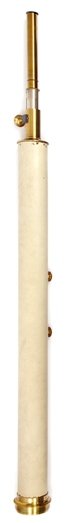 AN EARLY 20TH-CENTURY 3IN. REFRACTING TELESCOPE BY: AN EARLY 20TH-CENTURY 3IN. REFRACTING TELESCOPE BY J. MERZ, MÜNCHEN signed as per title around objective, white-painted brass main tube with tripod mounting lugs, lacquered-brass eye-piece with rack-
