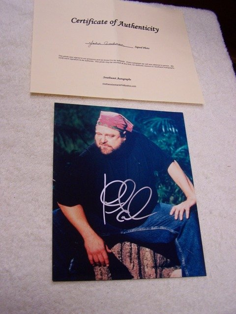 John Goodman Signed Photo: Authentic Signed 8 X 10 in Photo with COA