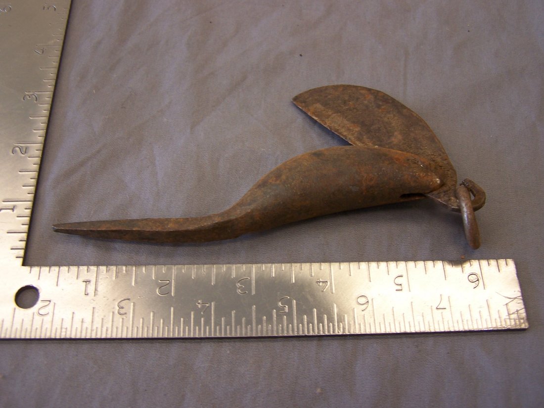 Antique Medal Fish Knife: Unique old knife hand forged blade please see photos