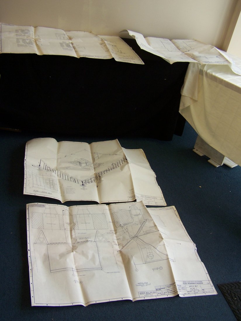Rare Jarvis Program Blueprints NASA Space Shuttle: lot of 3 blueprints from the Jarvis program which is later the crawler from the estate of Donald Buchanon head design engineer former NASA engineer
