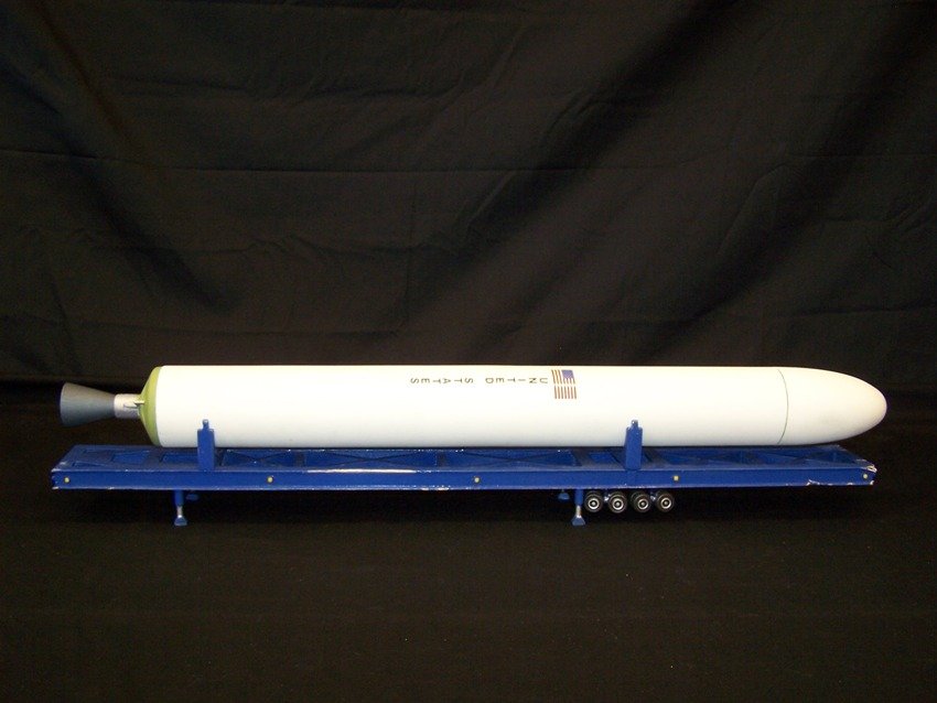 Vintage Single Engine Rocket Desk Model Prototype ?: old desk model not sure if this is a prototype model or made for a project he was doing with Grumman back in the 1960's or just hobby model unique item trailer made of wood and model made of painted p