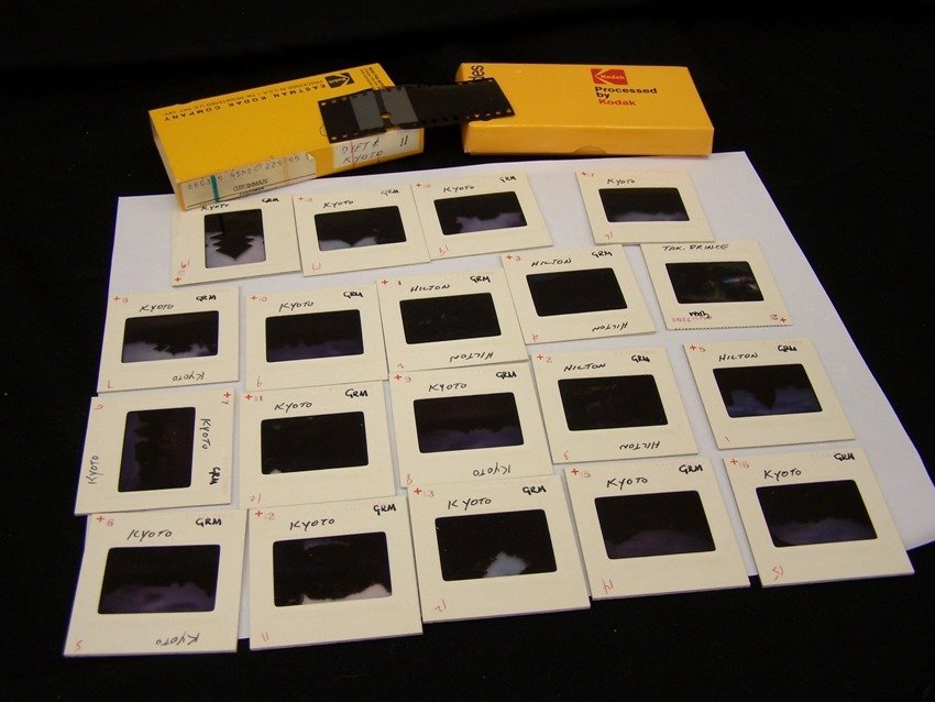 Grumman Slide Collection Dietz & Kyoto Japan: 19 slides from Dietz and Kyoto from his trip in 1978 to Space Expo in Japan From the estate of a Joel H. Taft a 40 plus year veteran of Grumman Aerospace Corporation