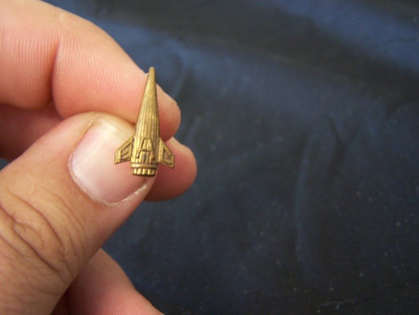 Early Rocket Pin EAC: vintage pin please see photos
