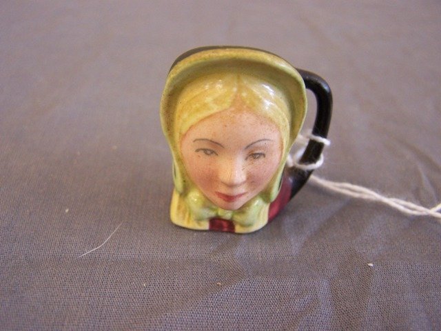 Vintage Royal Doulton Toby Mug Stein: Maker Royal Doulton Name Little Nell Numbered D6681 measures 1 1/4 in tall