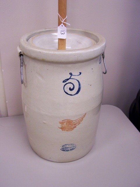 Philadelphia Auto Auction >> Rare Red Wing 5 Gallon Butter Churn Crock Philadelphia Auto Auction >> Rare Red Wing 5 Gallon Butter Churn Crock